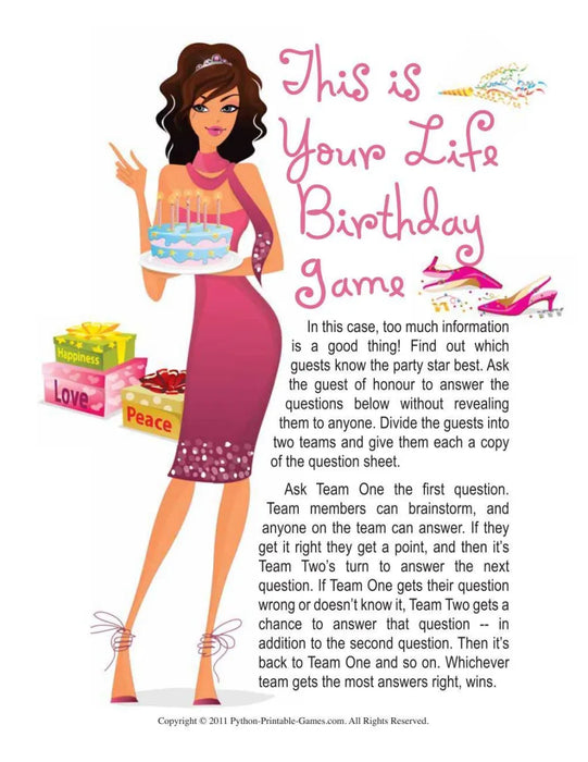 All Birthday Games