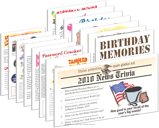 2010 Birthday pack + FREE Party Games