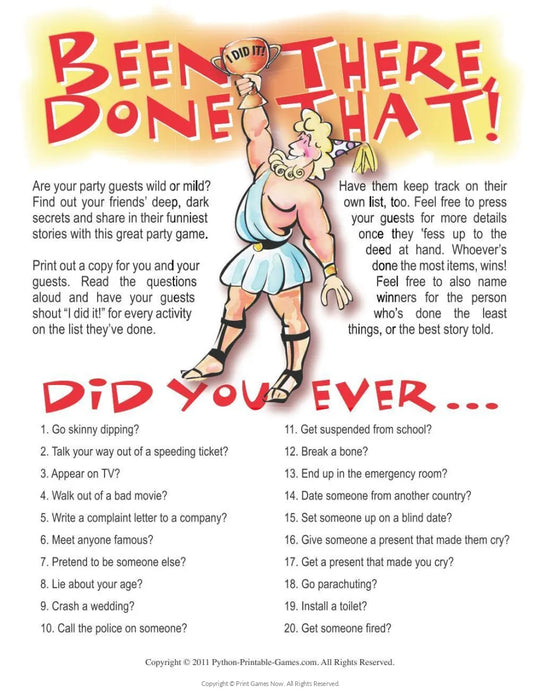 2013 Birthday pack + FREE Party Games