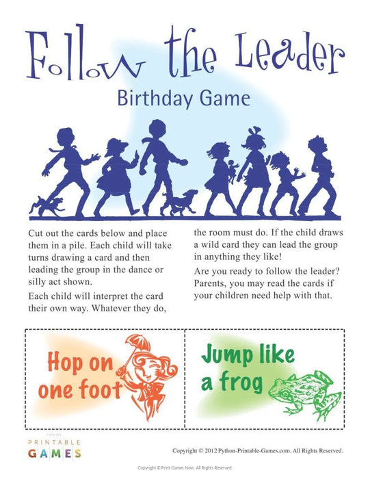 2013 Birthday pack + FREE Party Games