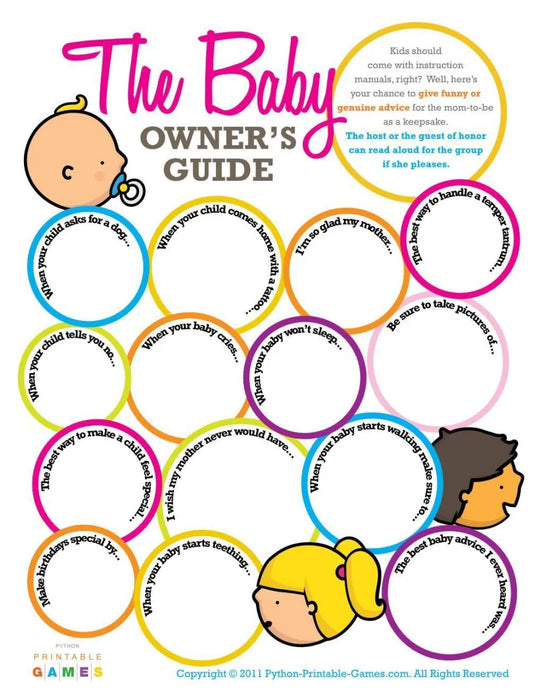 All Baby Shower Games + FREE Party Games