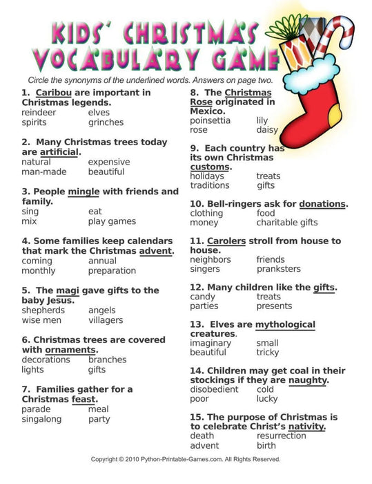All Christmas Games + FREE Party Games