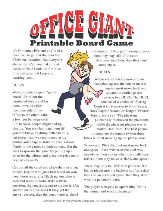 All Games for the office + FREE Party Games