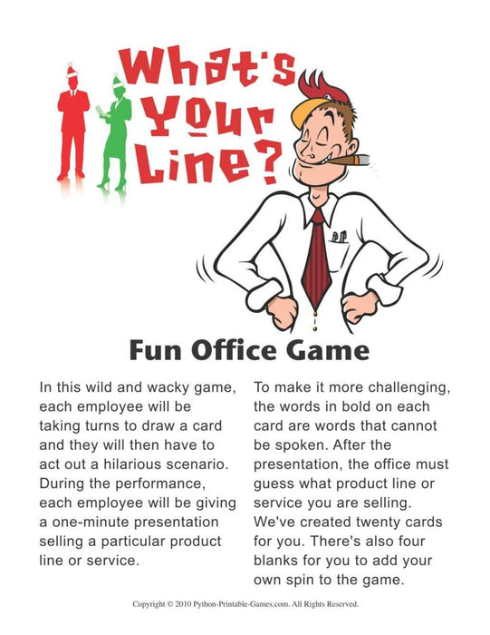All Games for the office + FREE Party Games