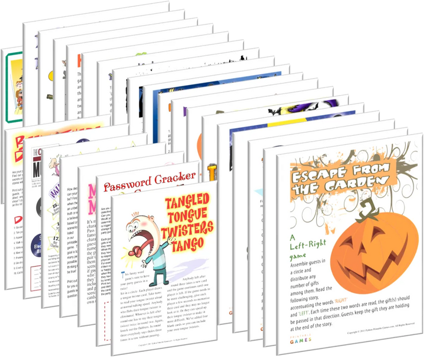 All Halloween Games + FREE Party Games