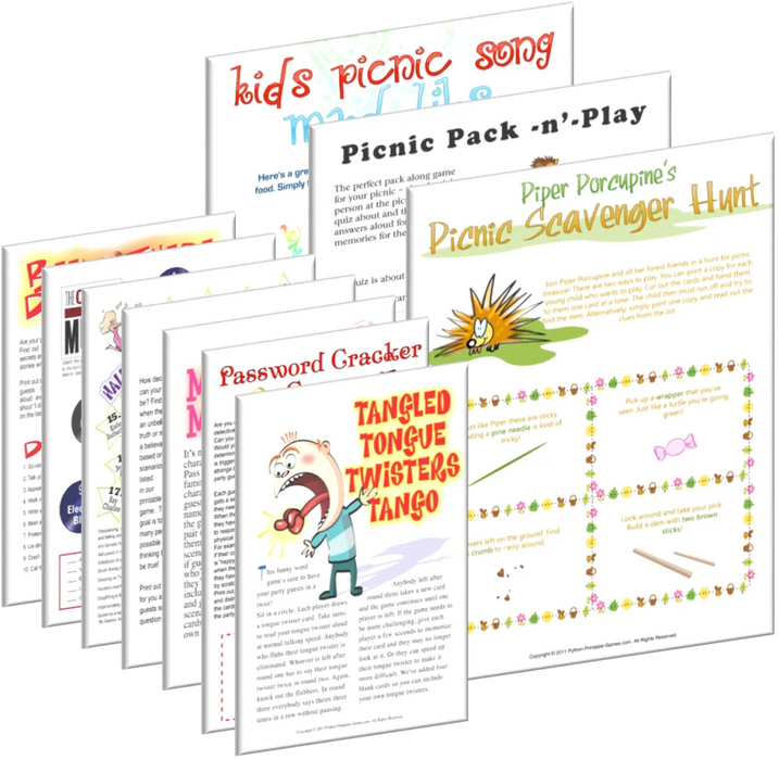 All Picnic Games + FREE Party Games