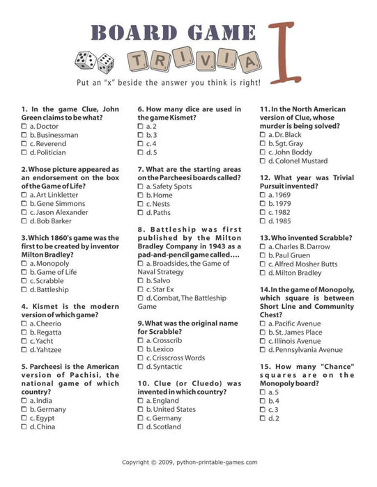 All Trivia Games + FREE Party Games