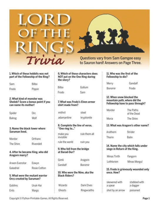 All Trivia Games + FREE Party Games