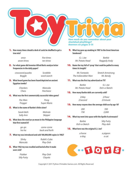 All Trivia Games + FREE Party Games