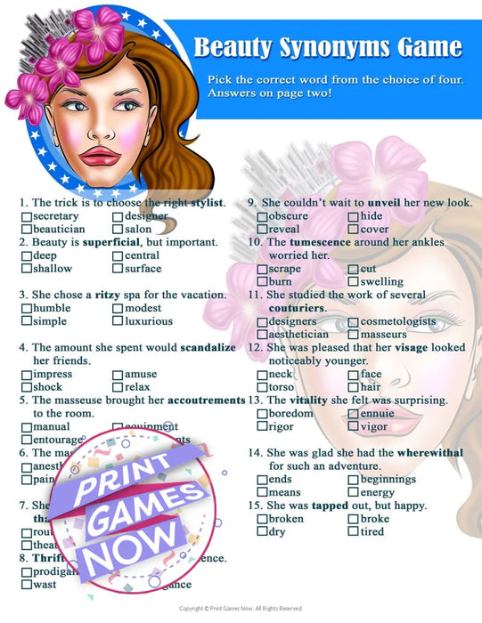 Beauty Synonyms
