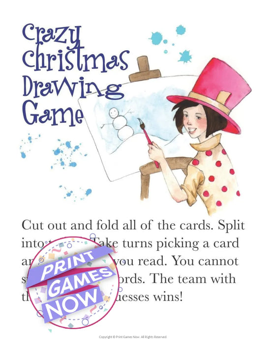 Christmas: Christmas Drawing Game