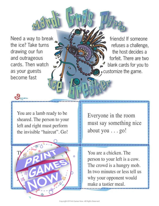Mardi Gras: Ice Breaker