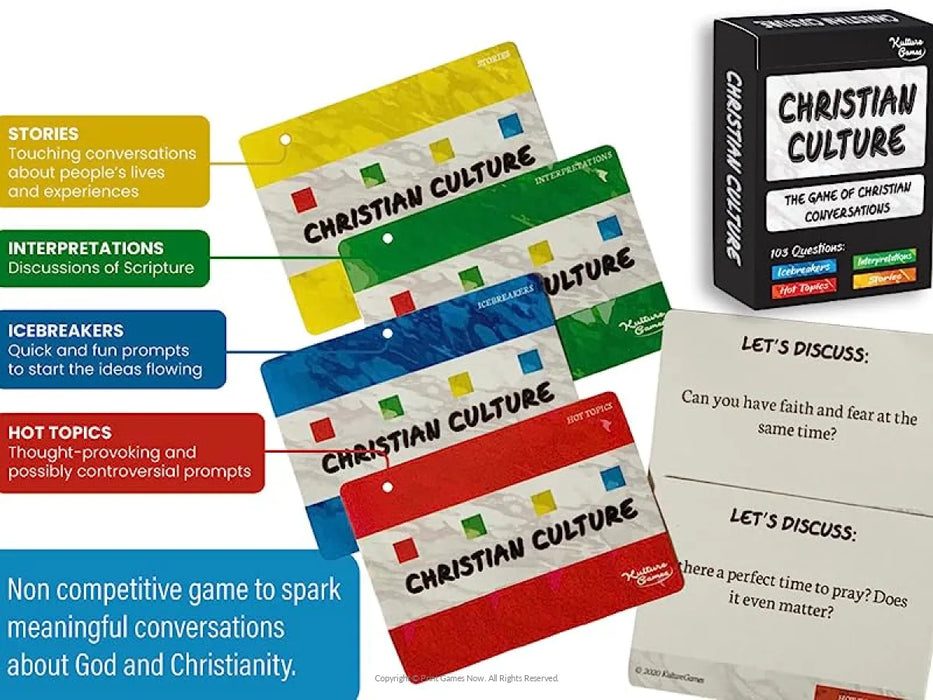 Printable Christian Culture - The Party Game of Christian Conversations