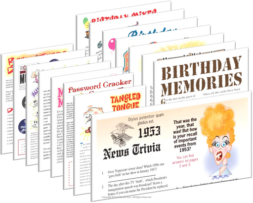 1953 Birthday pack + FREE Party Games