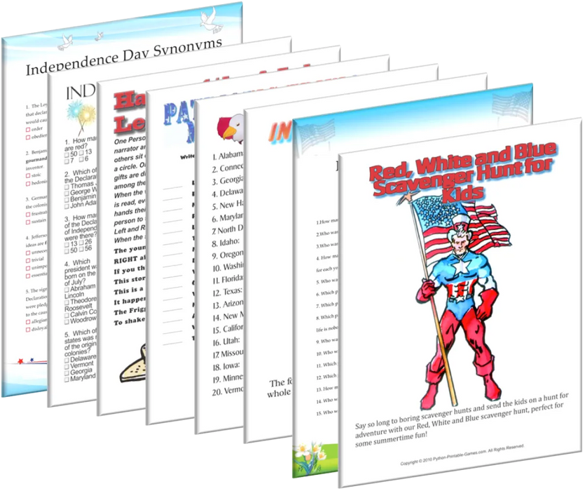 Printable All Holiday Party Games Bundle โ Print Games Now