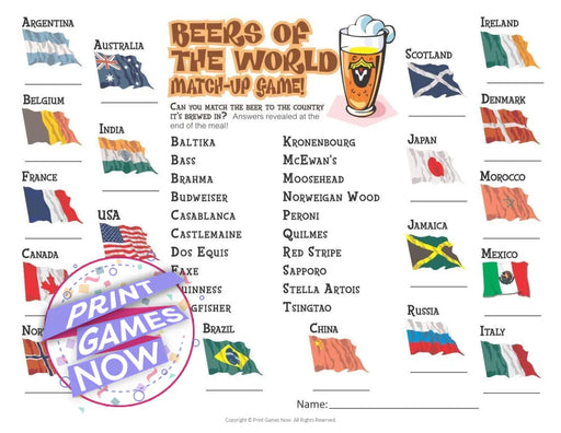 Foods & Drinks Games: Beers of the World Trivia
