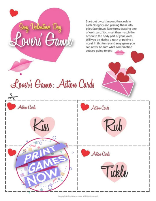 Valentine's Day: Sexy Card Game